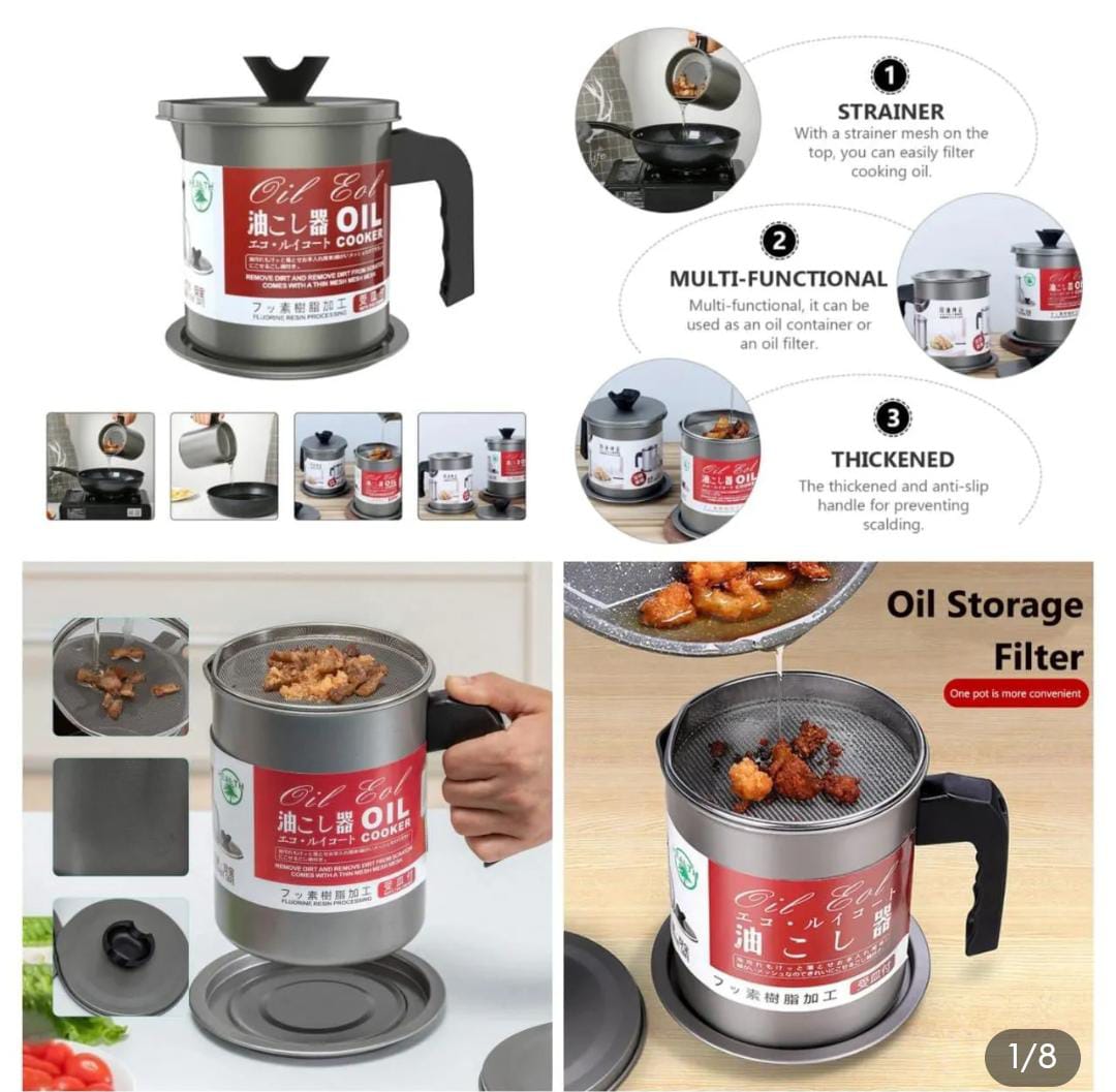 Kitchen Oil filter Pot